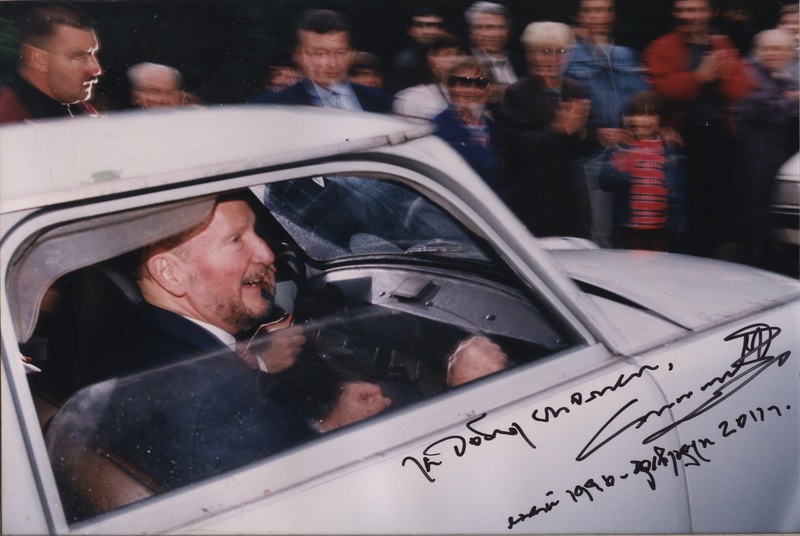 King Simeon II during his first visit to Bulgaria after being exiled in 1946